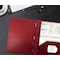 Better Office Products 2 Pocket Heavyweight Plastic Folder Portfolio With Prongs, Letter Size, Burgundy Red, 24PK 86615 - alternate 2